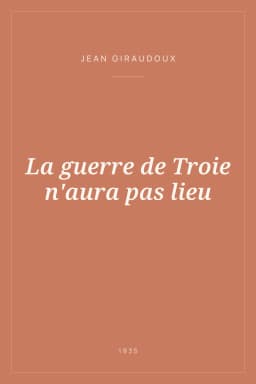 Portada de La guerre de Troie n'aura pas lieu