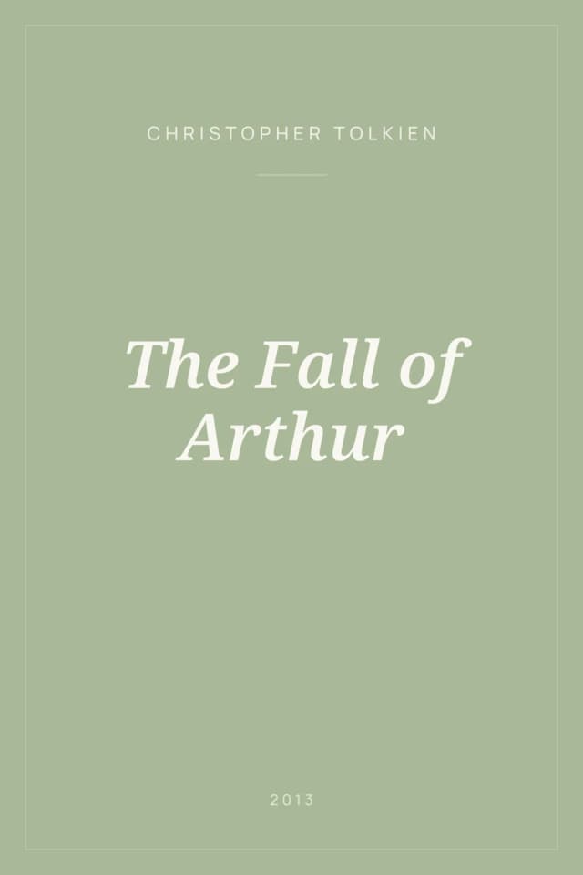 Portada de The Fall of Arthur