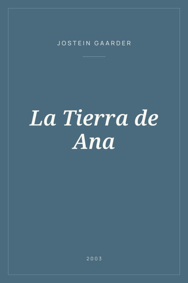Portada de La Tierra de Ana