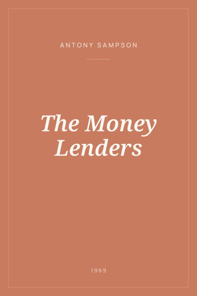 Portada de The Money Lenders