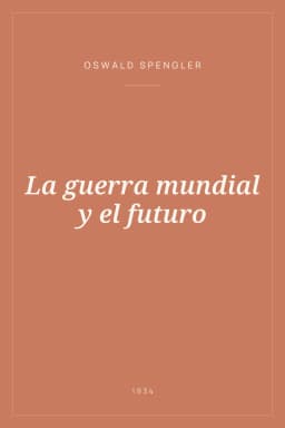 Portada de La guerra mundial y el futuro