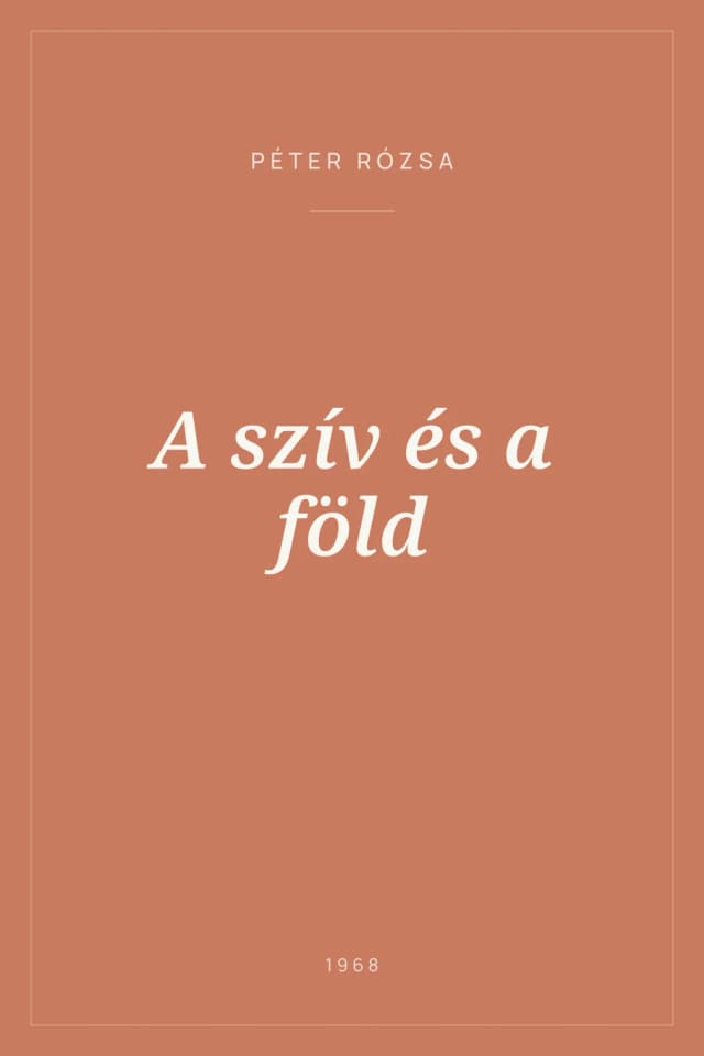 Portada de A szív és a föld