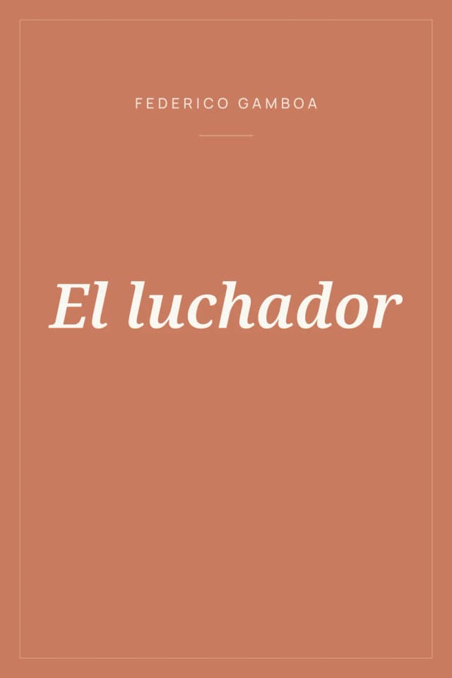 Portada de El luchador