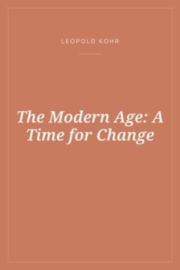 Portada de The Modern Age: A Time for Change
