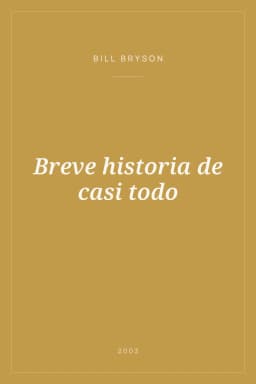 Portada de Breve historia de casi todo
