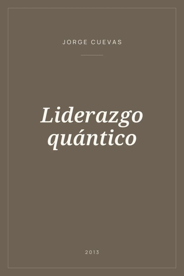Portada de Liderazgo quántico