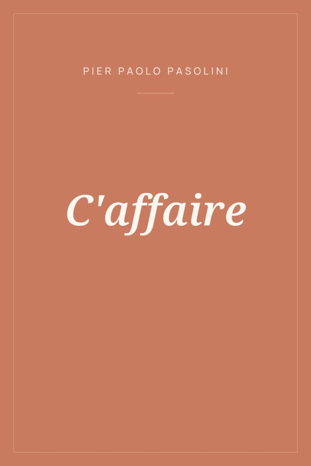 Portada de C'affaire