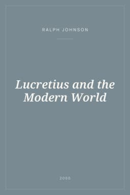 Portada de Lucretius and the Modern World