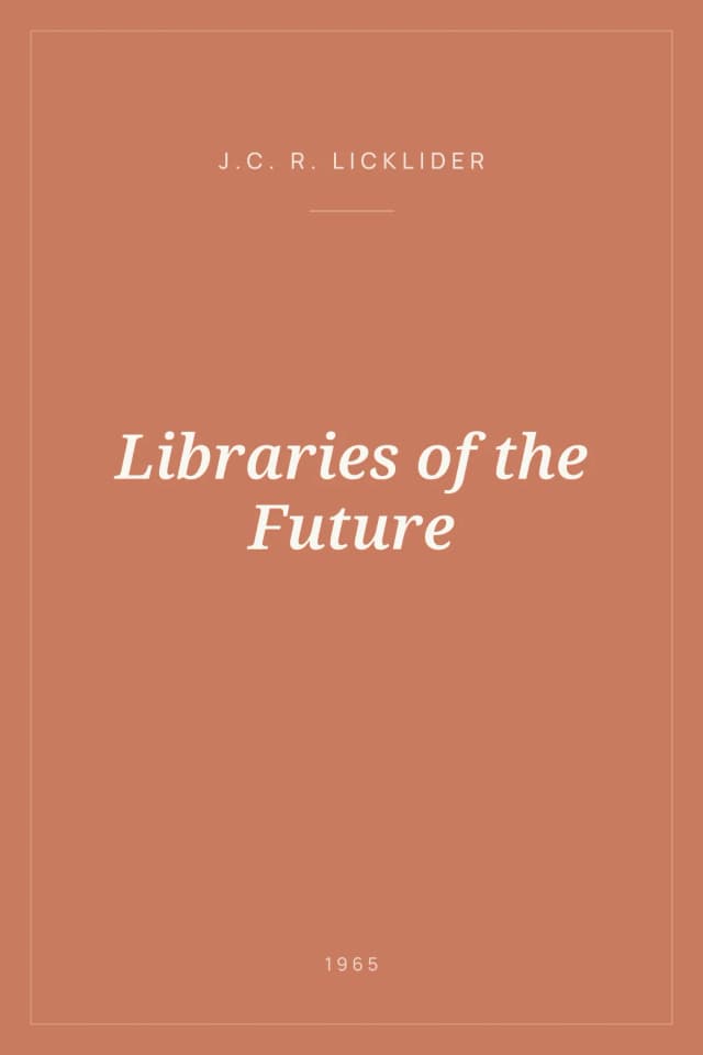 Portada de Libraries of the Future