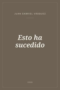 Portada de Esto ha sucedido