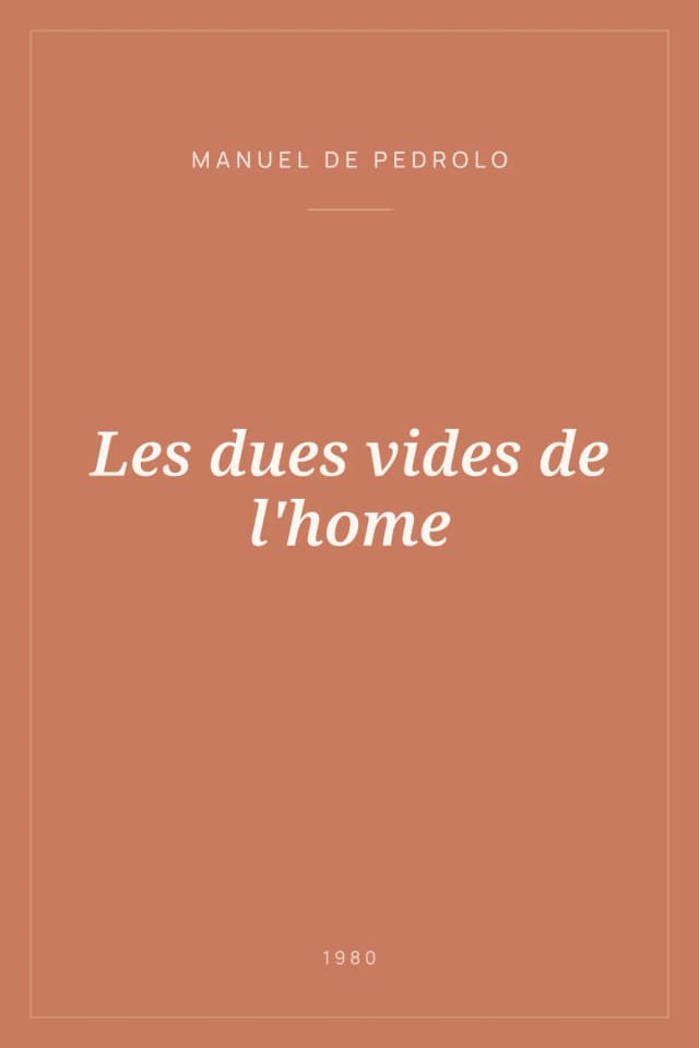 Portada de Les dues vides de l'home