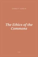 Portada de The Ethics of the Commons