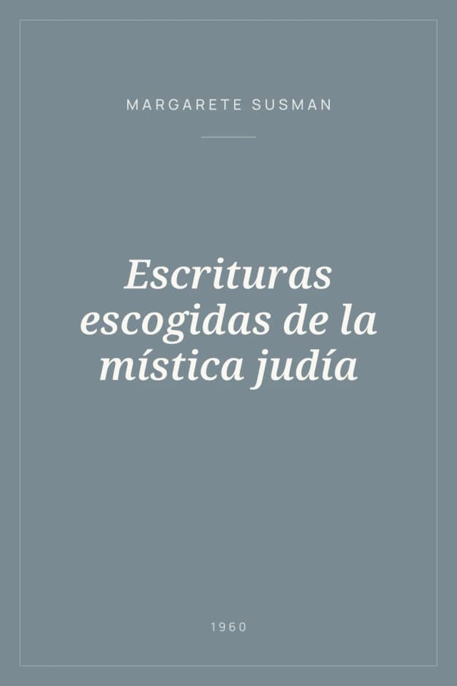 Portada de Escrituras escogidas de la mística judía