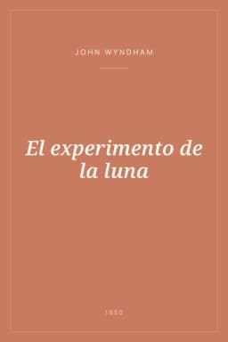 Portada de El experimento de la luna