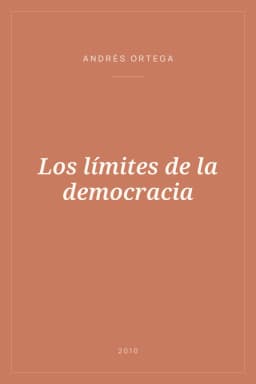 Portada de Los límites de la democracia