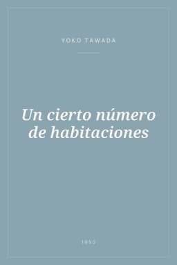 Portada de Un cierto número de habitaciones