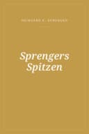 Portada de Sprengers Spitzen