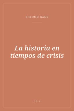Portada de La historia en tiempos de crisis