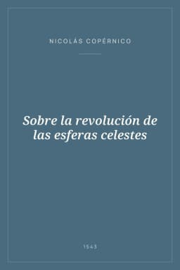 Portada de Sobre la revolución de las esferas celestes