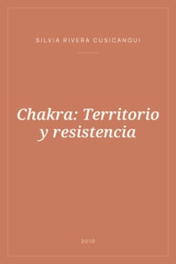 Portada de Chakra: Territorio y resistencia