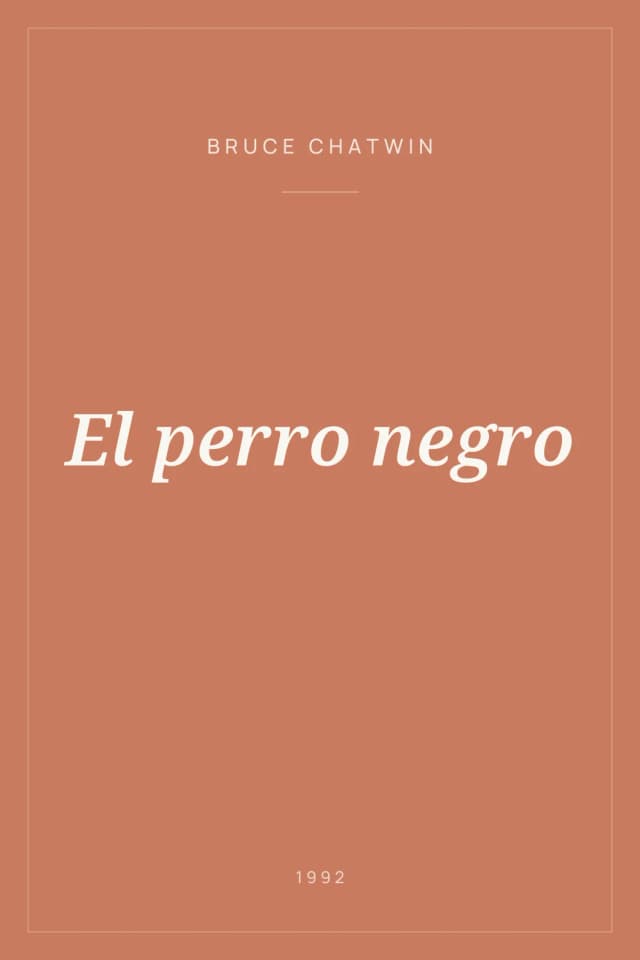 Portada de El perro negro