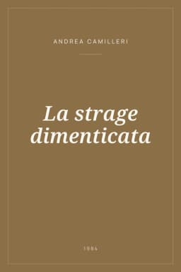 Portada de La strage dimenticata