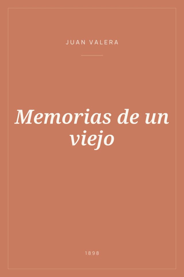 Portada de Memorias de un viejo