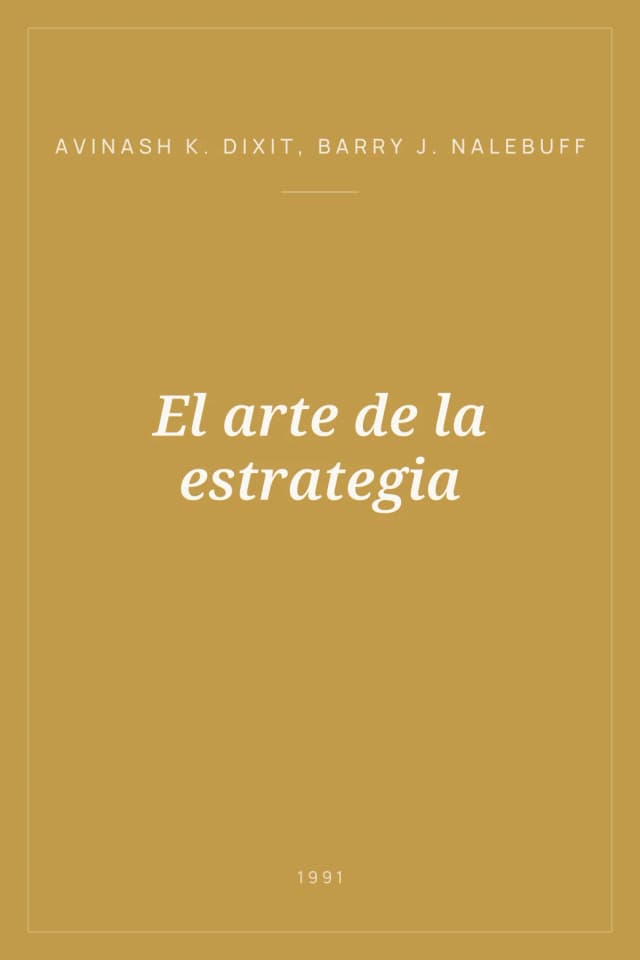 Portada de El arte de la estrategia