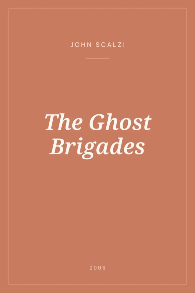 Portada de The Ghost Brigades
