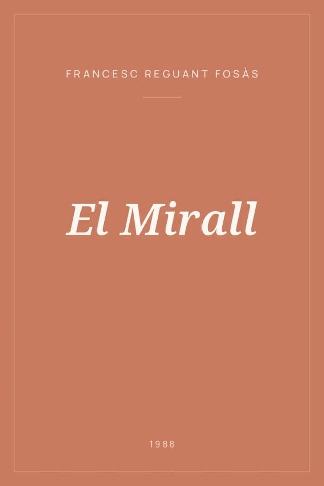 Portada de El Mirall