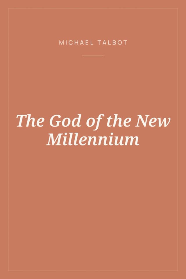 Portada de The God of the New Millennium