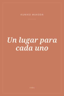 Portada de Un lugar para cada uno