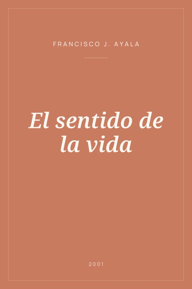 Portada de El sentido de la vida