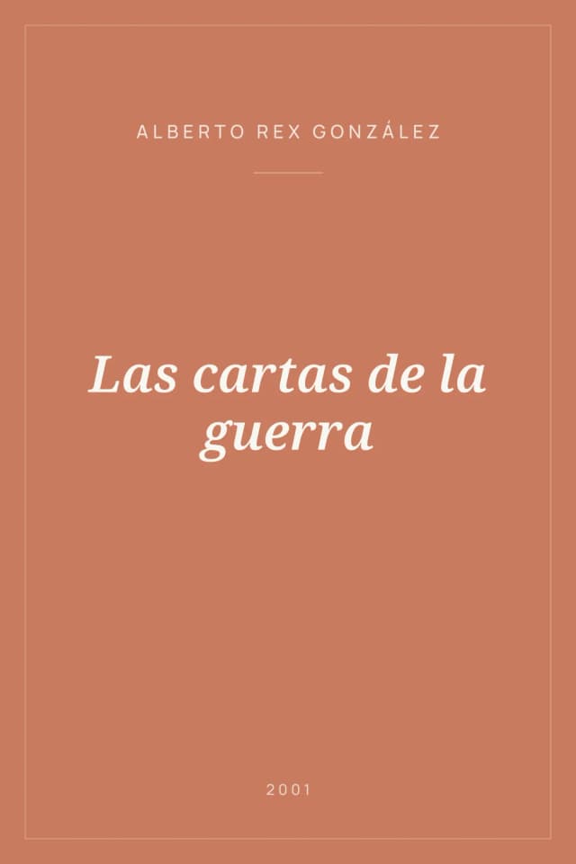 Portada de Las cartas de la guerra