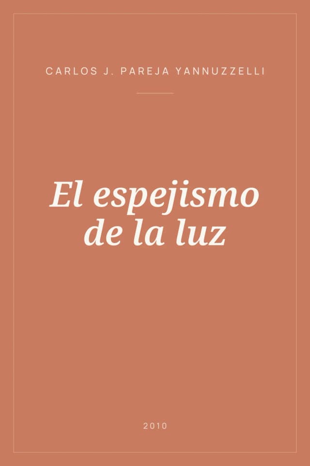 Portada de El espejismo de la luz
