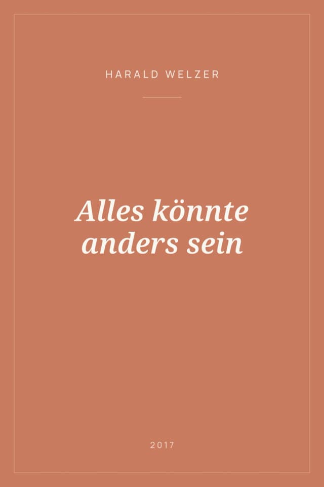 Portada de Alles könnte anders sein