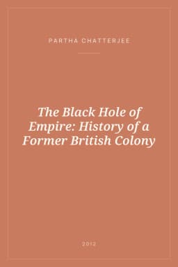 Portada de The Black Hole of Empire: History of a Former British Colony