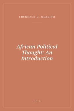 Portada de African Political Thought: An Introduction