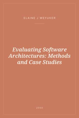 Portada de Evaluating Software Architectures: Methods and Case Studies