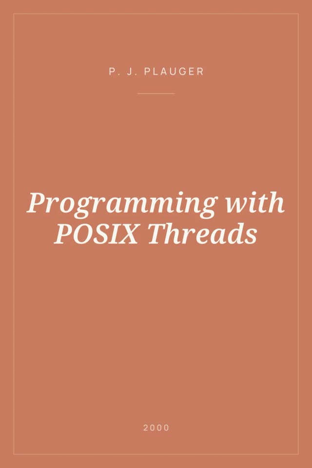 Portada de Programming with POSIX Threads