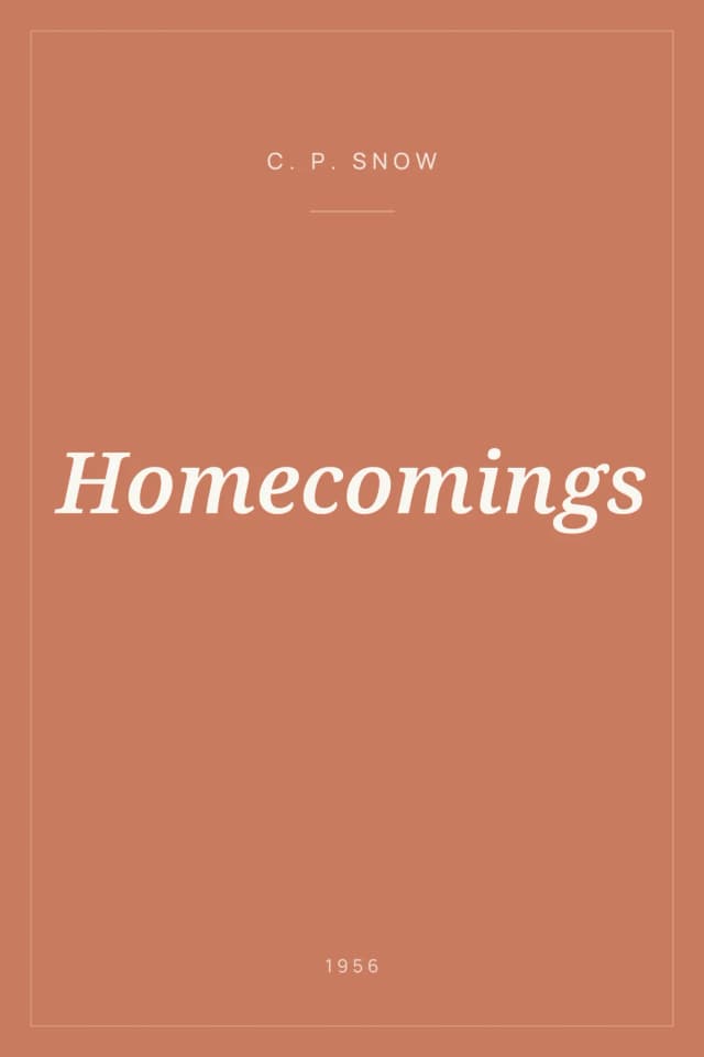 Portada de Homecomings