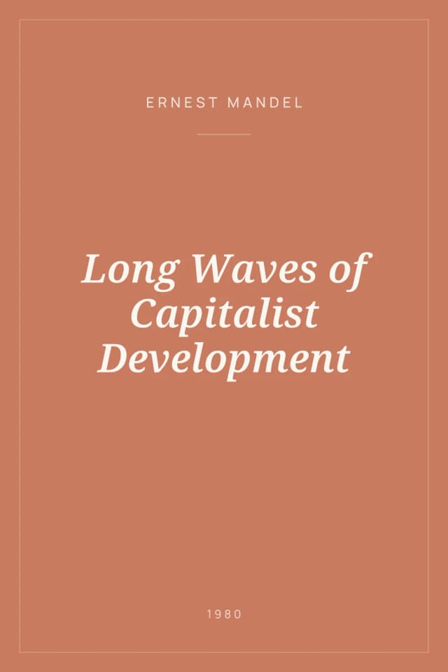 Portada de Long Waves of Capitalist Development