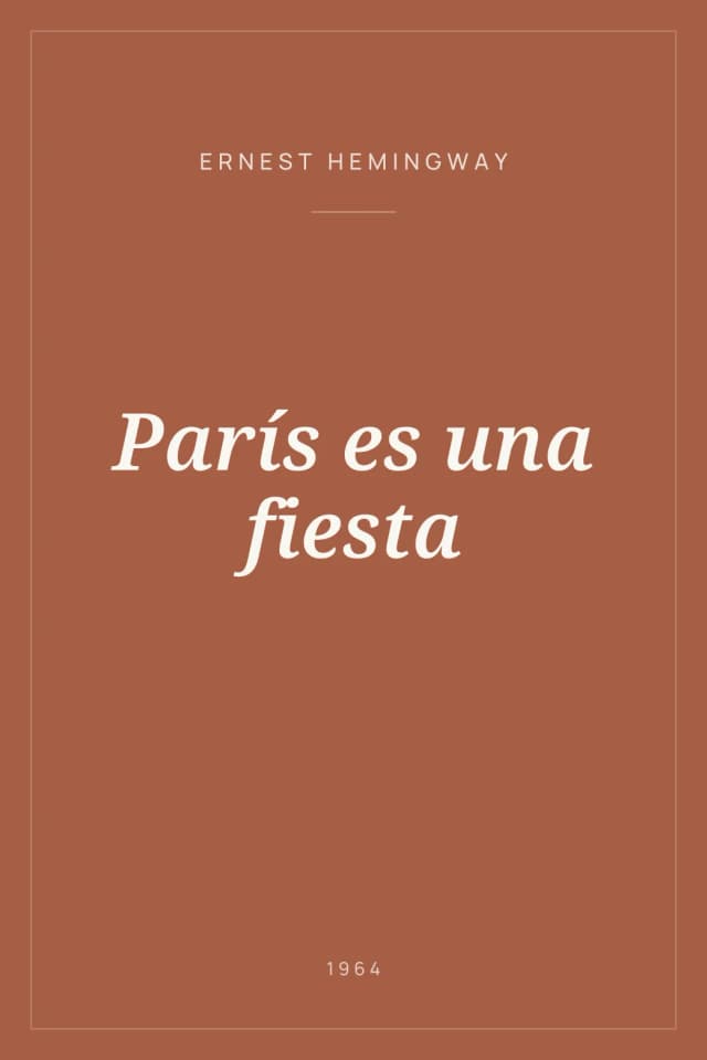 Portada de París es una fiesta