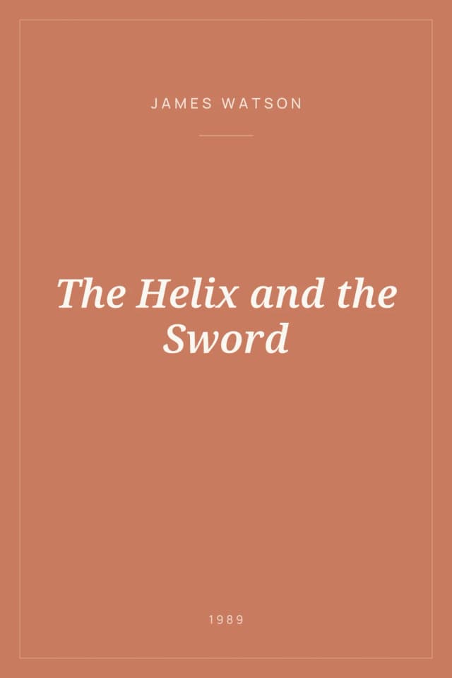 Portada de The Helix and the Sword