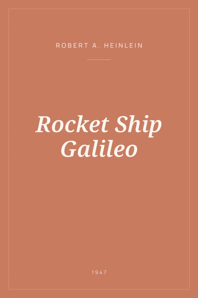Portada de Rocket Ship Galileo
