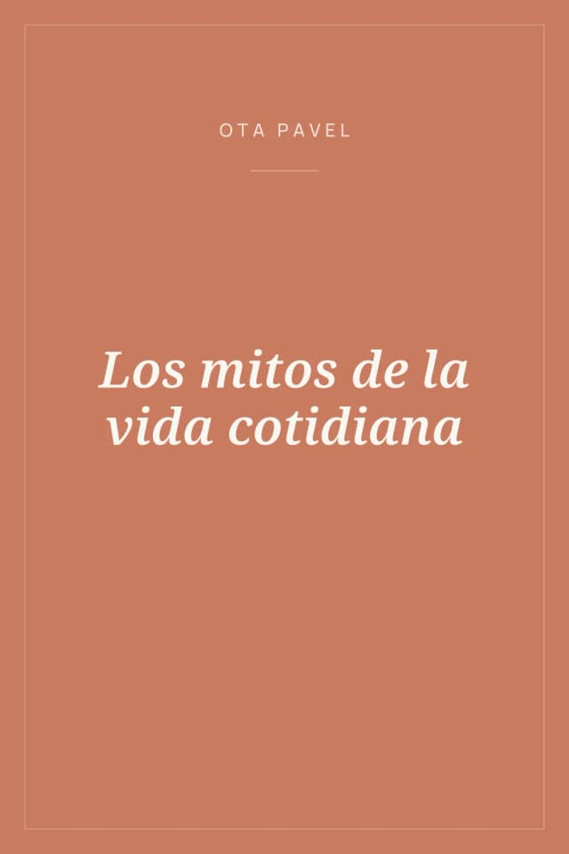Portada de Los mitos de la vida cotidiana