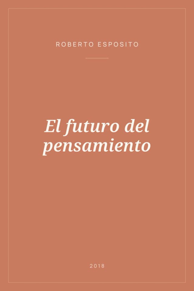 Portada de El futuro del pensamiento