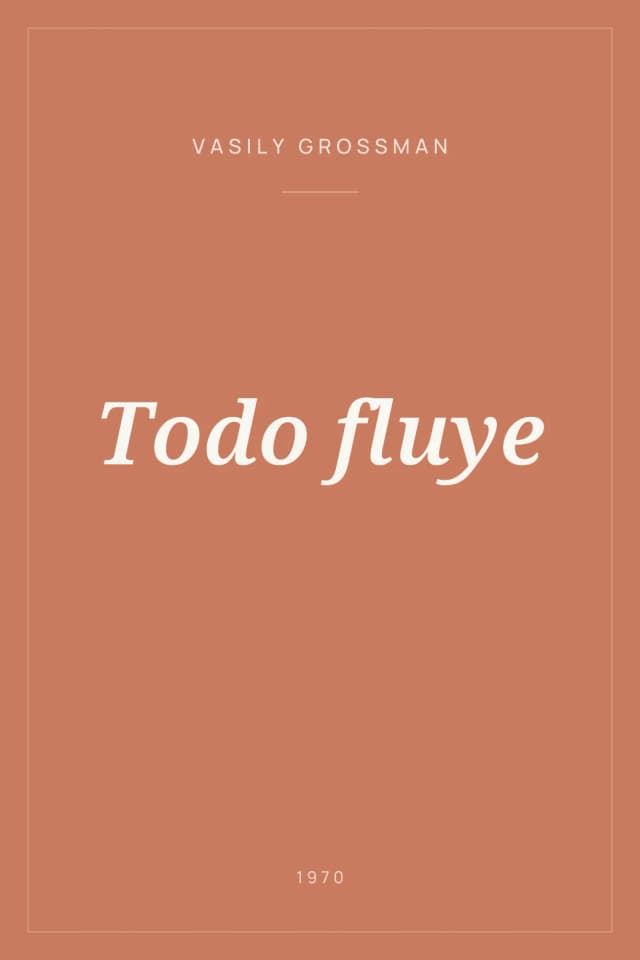 Portada de Todo fluye