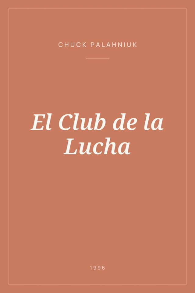 Portada de El Club de la Lucha