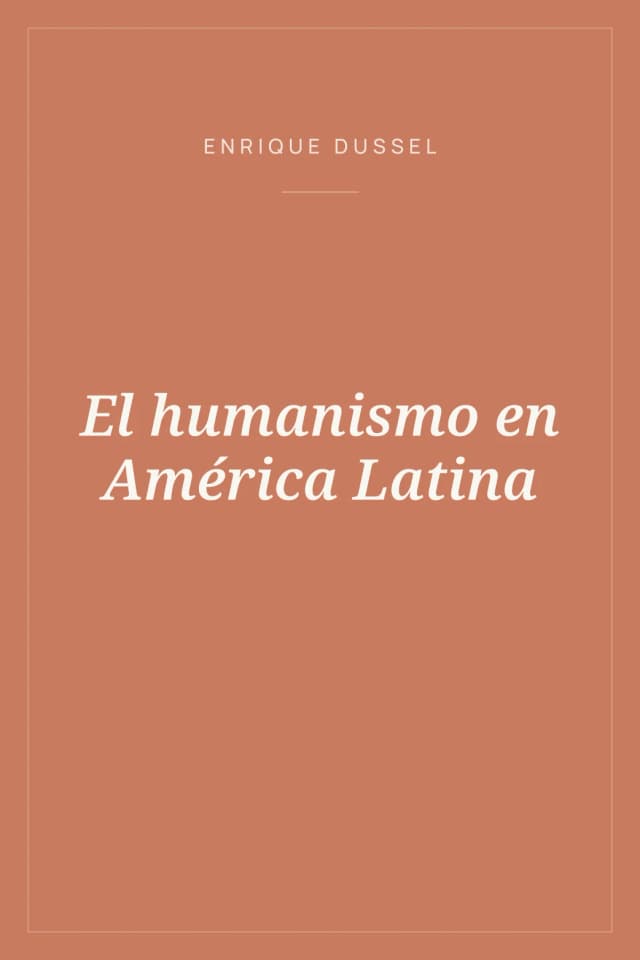 Portada de El humanismo en América Latina